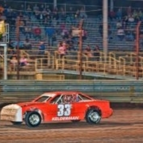 This is the Stockcar Zack has been racing for Roger Kelderman at Southern Iowa Speedway